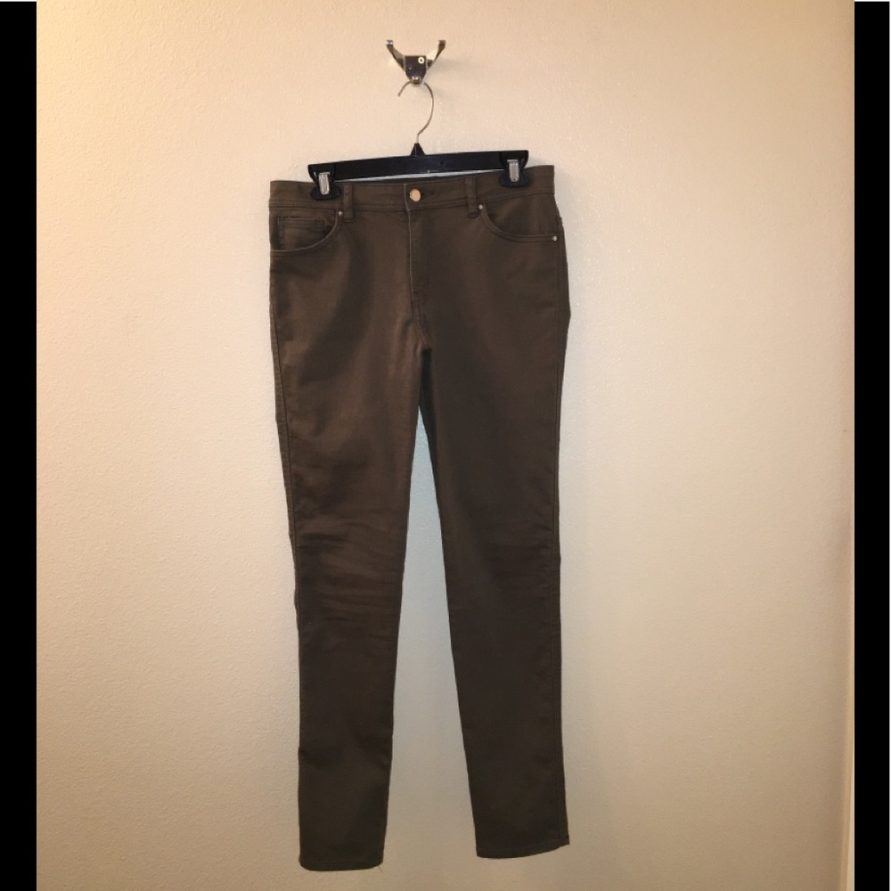 H & M Olive Green Skinny Pants